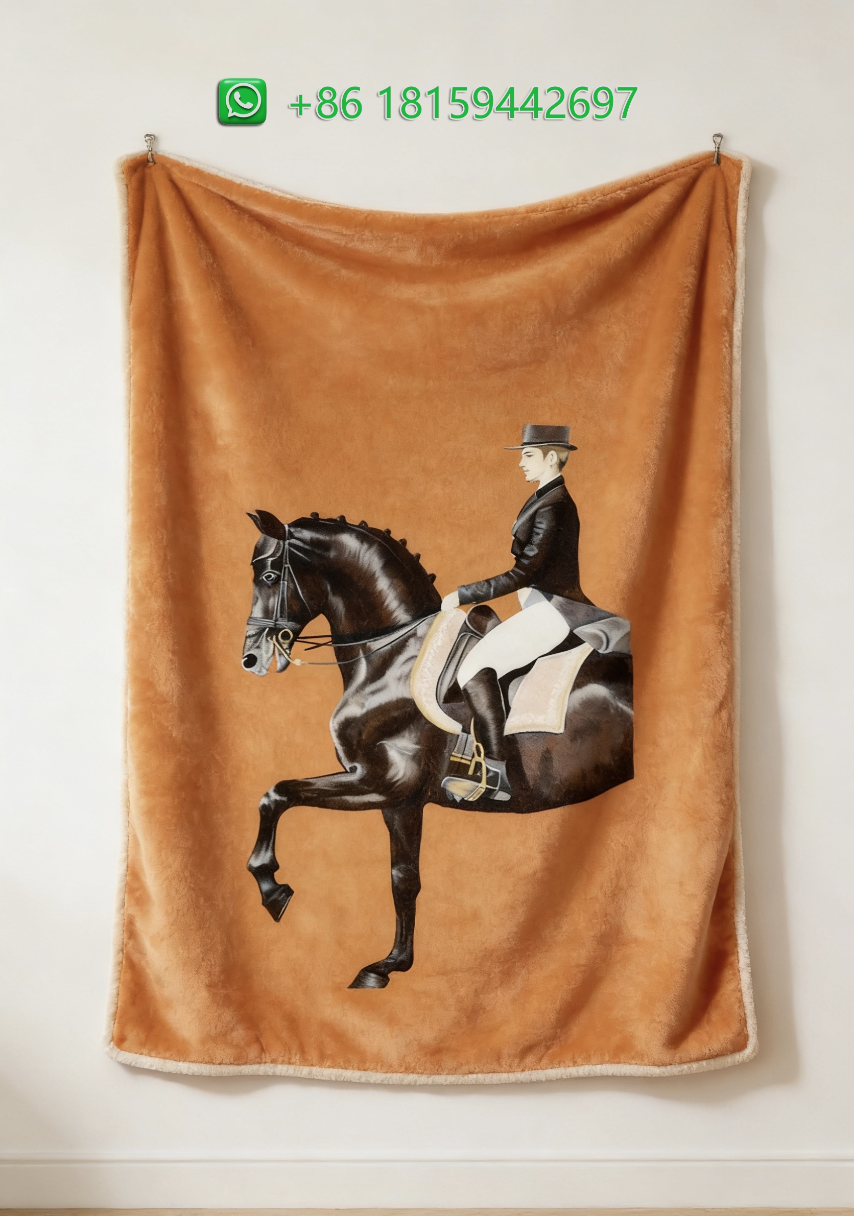 Hermes Throw Blankets